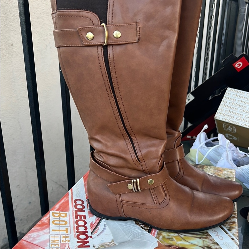 Brown Riding Boots